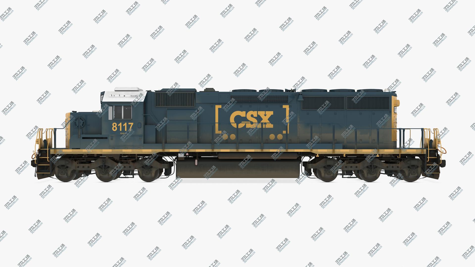 images/goods_img/202105074/Locomotive SD40-2 CSX YN3b 3D model/2.jpg